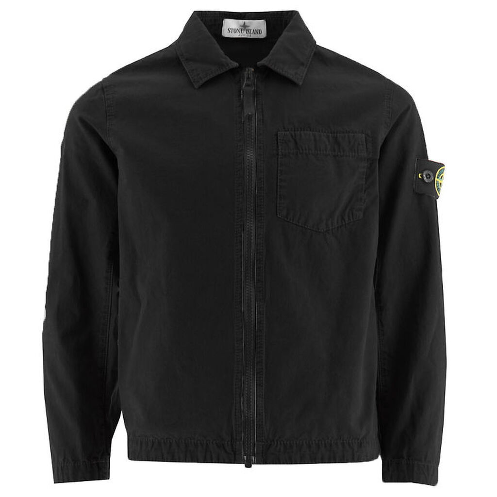 Stone Island Jakke - Overshirt - Sort