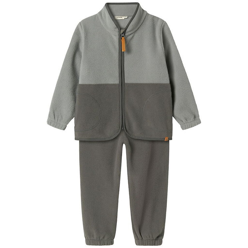 Lil' Atelier Fleecesæt - NmmLaspektra - Ultimate Grey