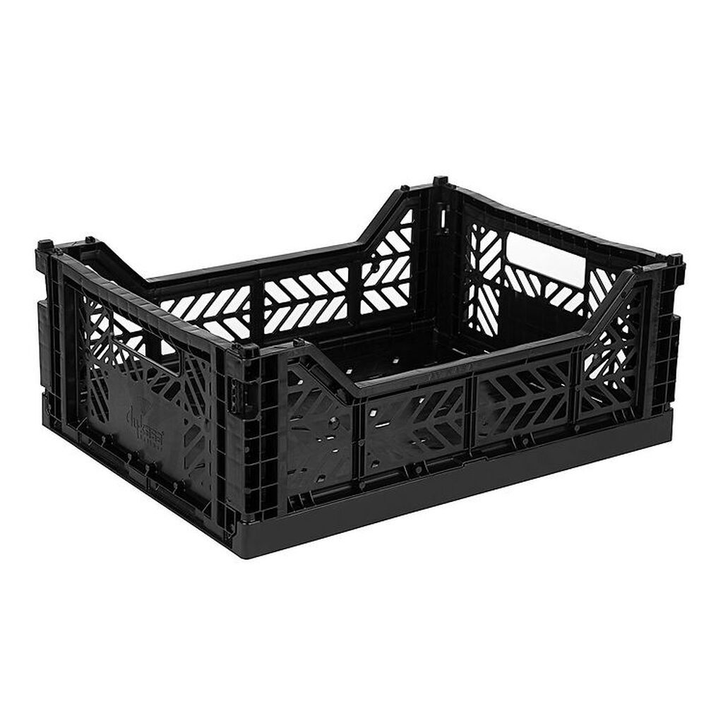 Aykasa Foldekasse - 40x30x15 cm - Midi - Sort