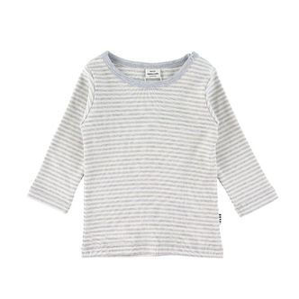Mads Nørgaard Bluse - Tobinino - Off White/Gråmeleret