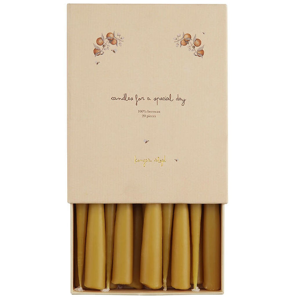 Konges Sløjd Lys til Fødselsdagstog - 20 stk. - Nature