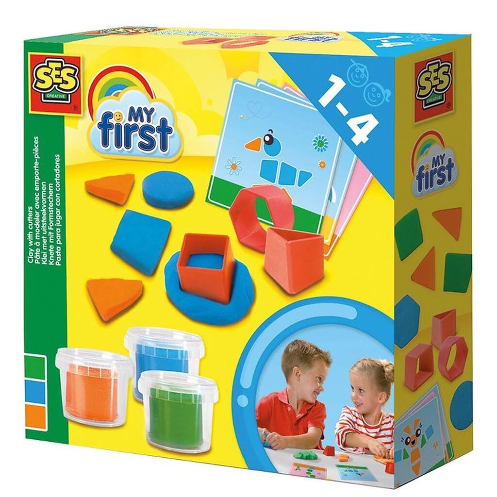 SES Creative Modellervoks - Min Første Modellervoks m. Figurer