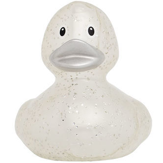 Badeand - Glitter Sølv