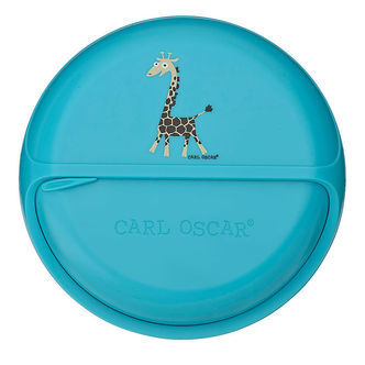 Carl Oscar Snackboks - MiniDisc - 12 cm - Turkis m. Giraf