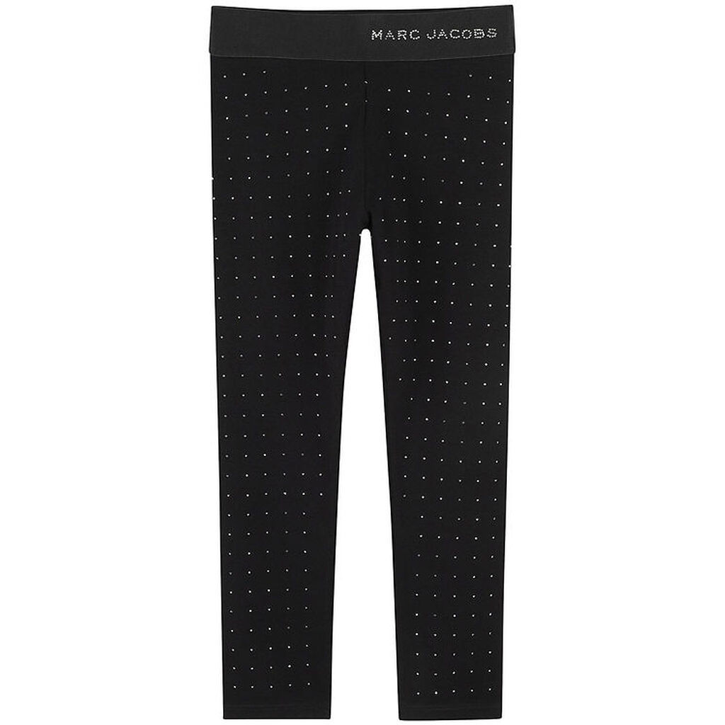 Little Marc Jacobs Leggings - Sort m. Similisten