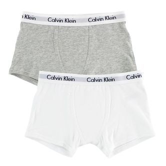 Calvin Klein Boxershorts - 2-pak - Gråmeleret/Hvid