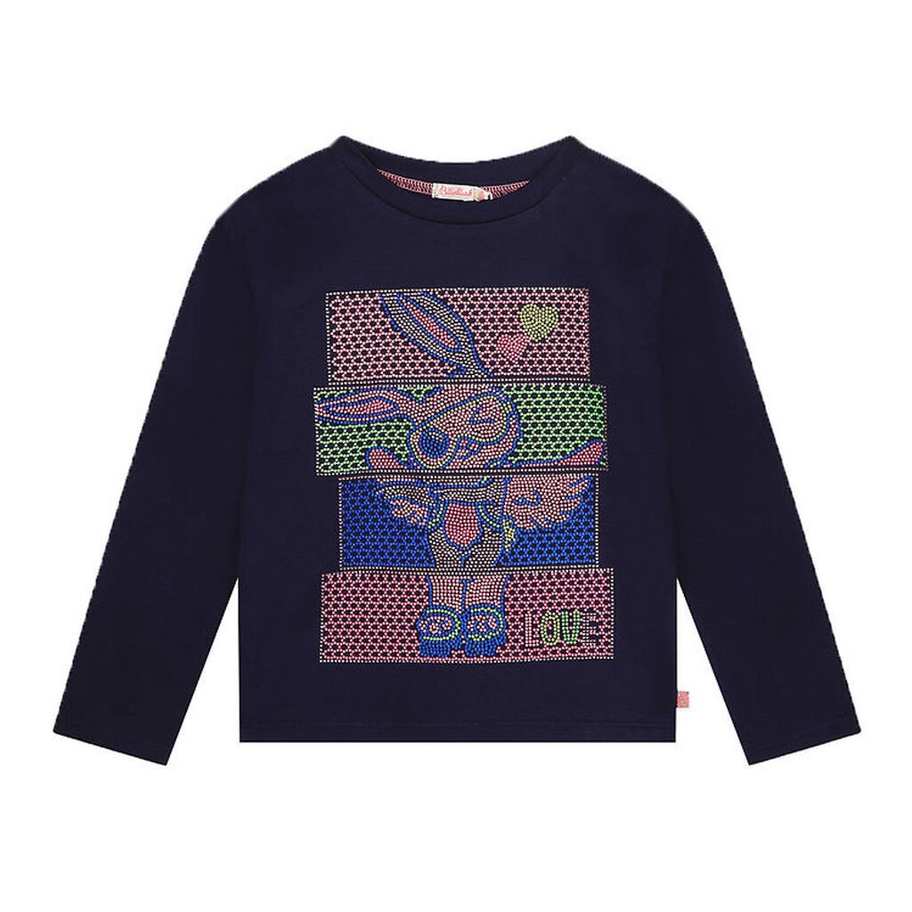 Billieblush Bluse - Navy m. Similisten