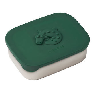 Liewood Madkasse - Silikone/Stål - Arthur - Garden Green m. Krok