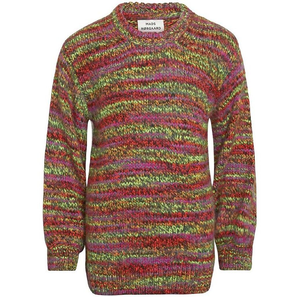 Mads Nørgaard Bluse - Akryl/Uld - Kollina - Multi Neon Orange
