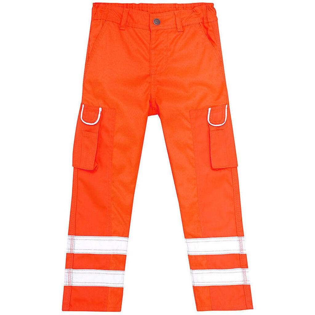 Minymo Arbejdsbukser - Shocking Orange