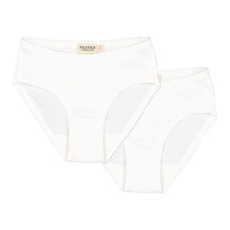MarMar Underbukser - 2-pak - Rib - Gentle White