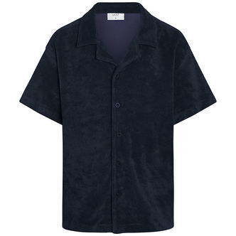 Grunt Skjorte - GRAugust Terry - Navy