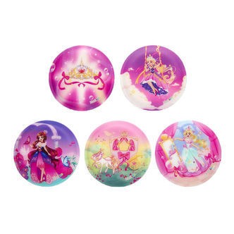 Ergobag Velcromærker - 5 stk. - Magiske Prinsesser