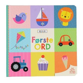 Forlaget Bolden Bog - Kig & Lær: Første Ord - Dansk