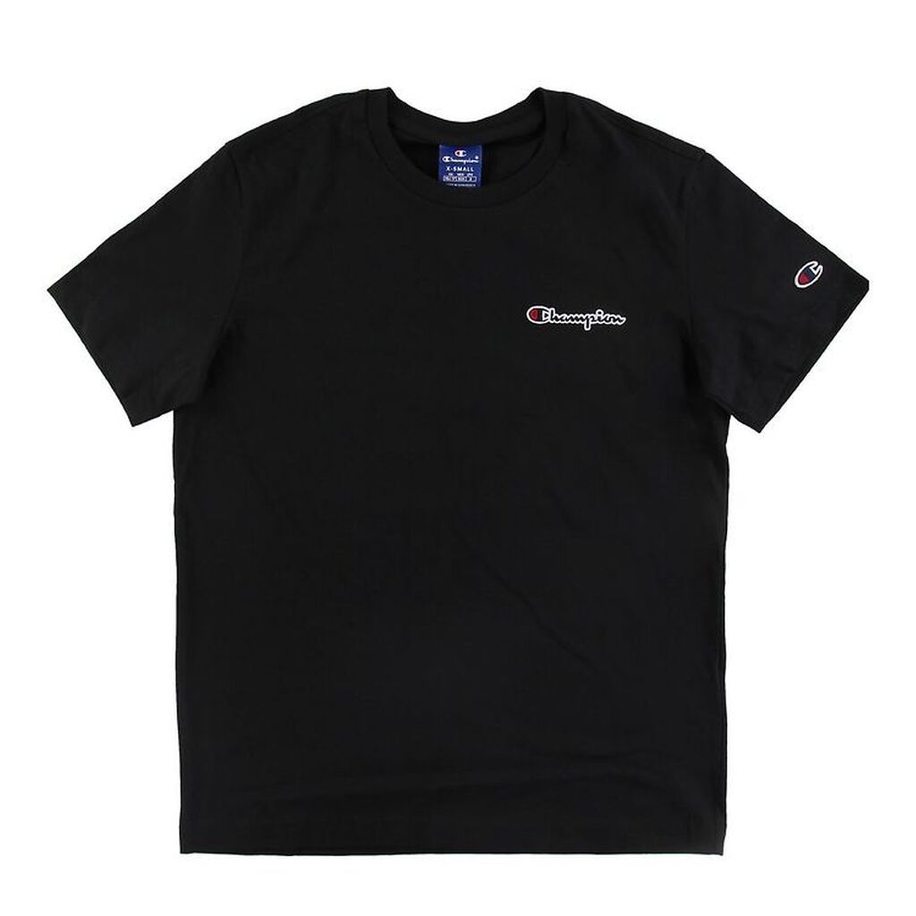 Champion Fashion T-Shirt - Sort m. Logo