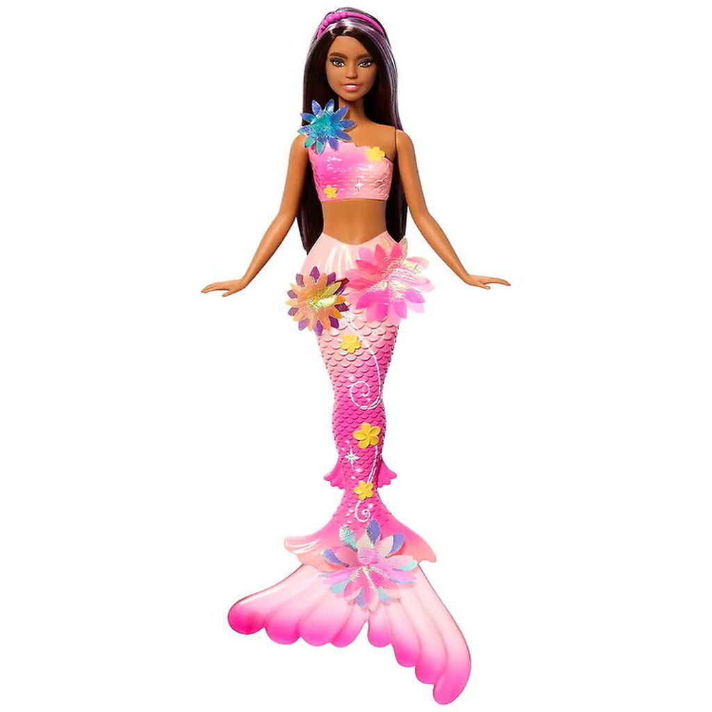Barbie Dukke - 30 cm - Blooming Magic Black Mermaid