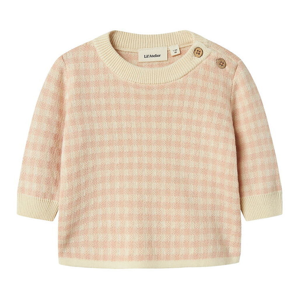 Lil' Atelier Bluse - Strik - NbfNadie - Cameo Rose