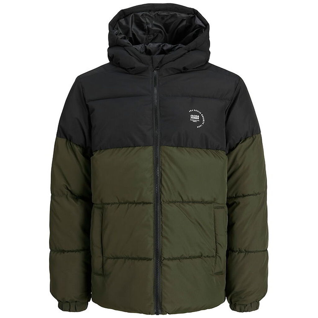 Jack & Jones Dynejakke - JjMaze - Rosin/BLOCKING WITH WHITE LOGO