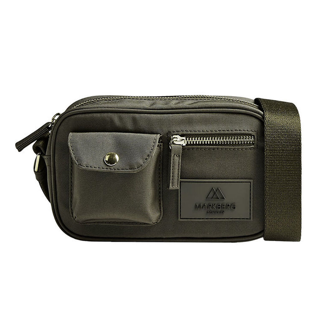 Markberg Skuldertaske - DarlsMBG S Cross - Dark Olive/Gold