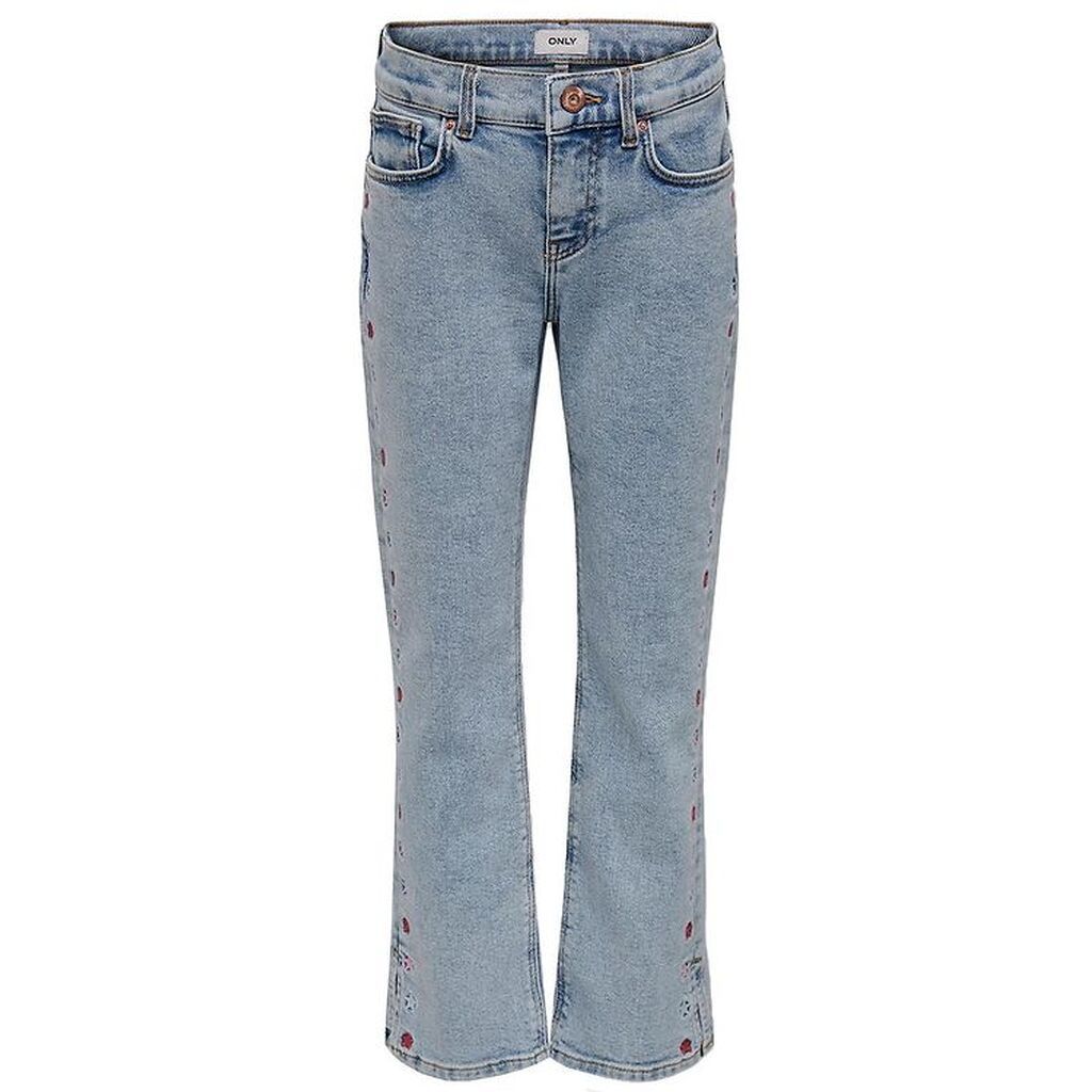 Kids Only Jeans - KogBillie - Light Blue Denim/Embroidery