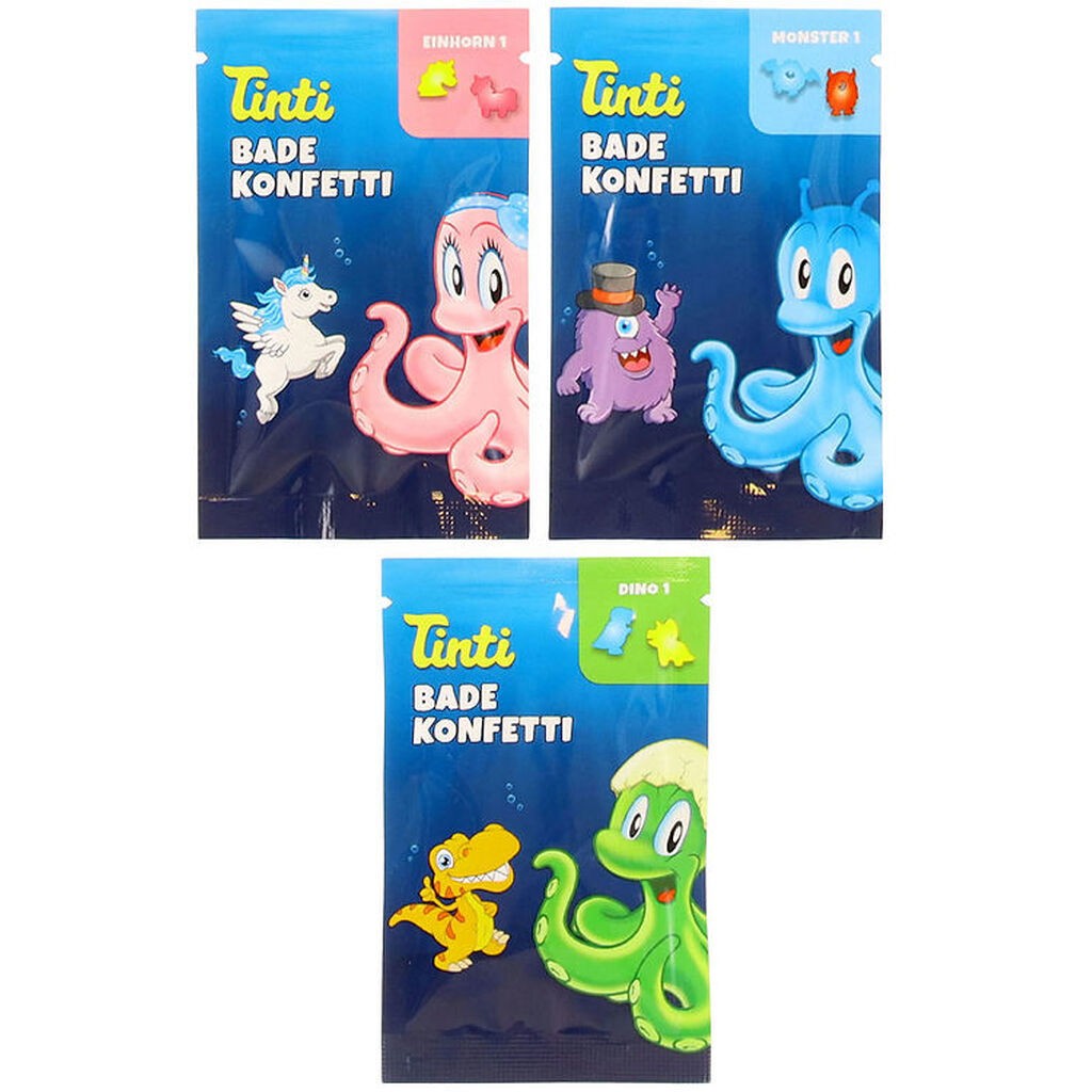 Tinti Badekonfetti - Assorteret - Farverig