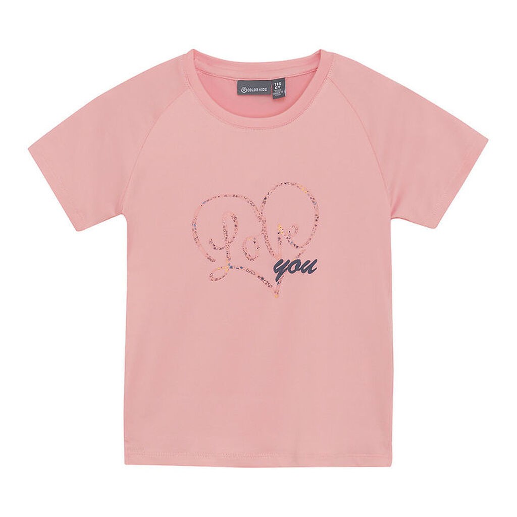 Color Kids T-shirt - Coral Blush