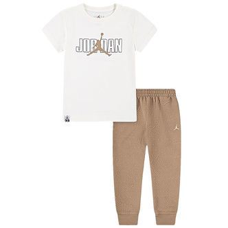 Jordan Sæt - Bukser/T-shirt - Desert Camo/Off White