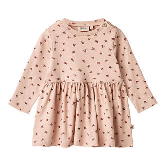 Wheat Kjole - Rib - Ryle - Pink Sand Flowers