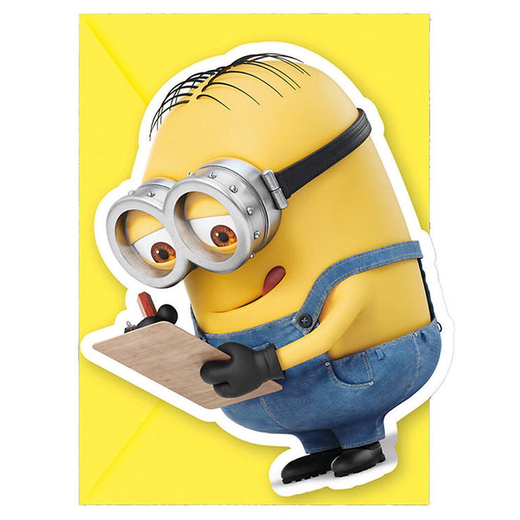 Decorata Party Invitationer - 6-pak - Minions: The Rise Of Gru