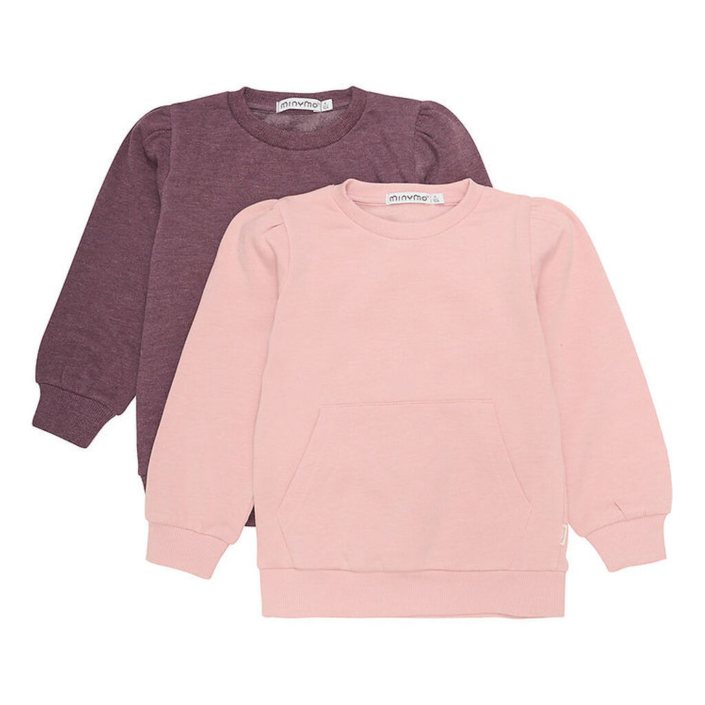 Minymo Sweatsshirt - 2-pak - Misty Rose