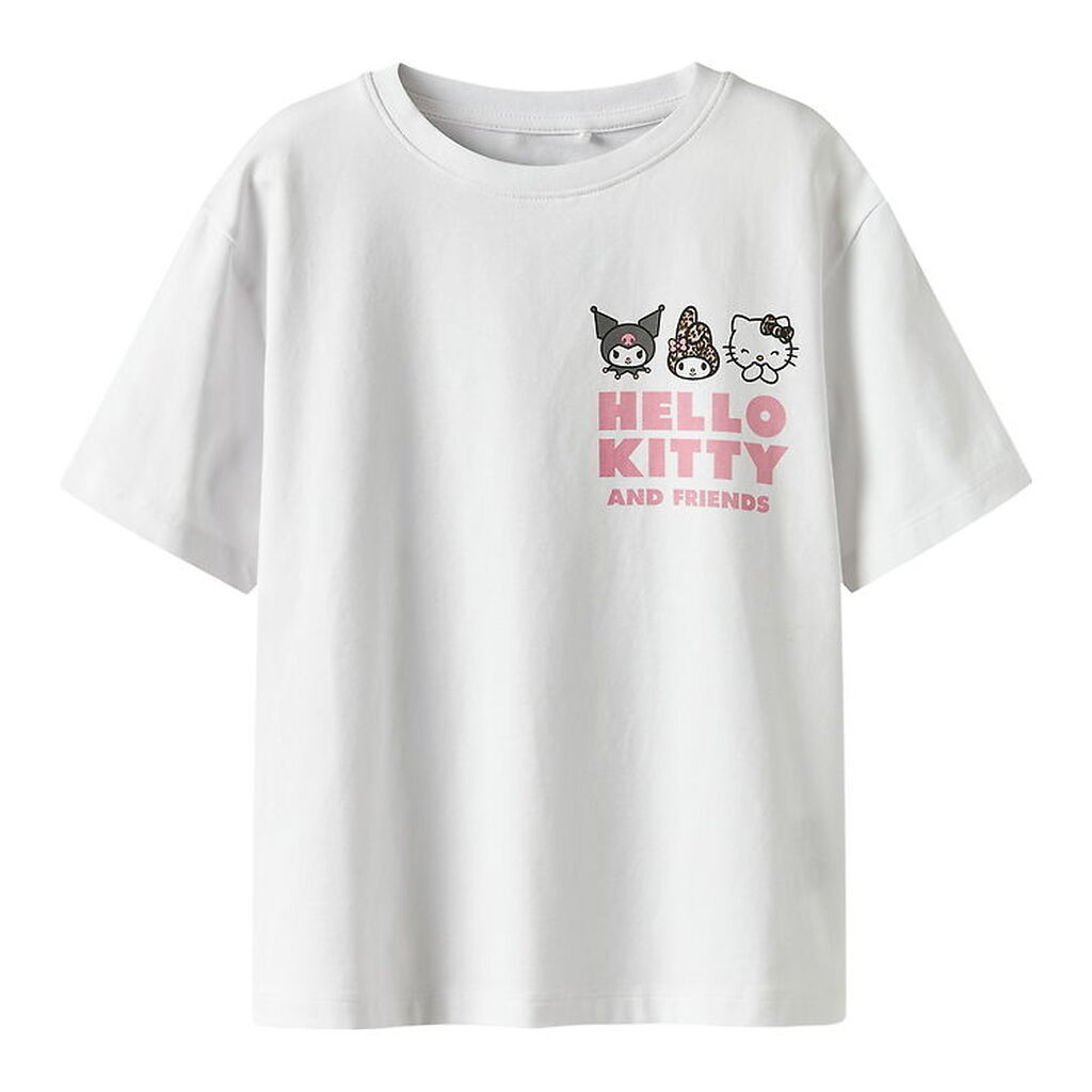 Name It T-shirt - NkfJixara - Hello Kitty - Bright White