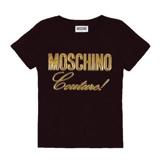 Moschino T-shirt - Sort m. Guld