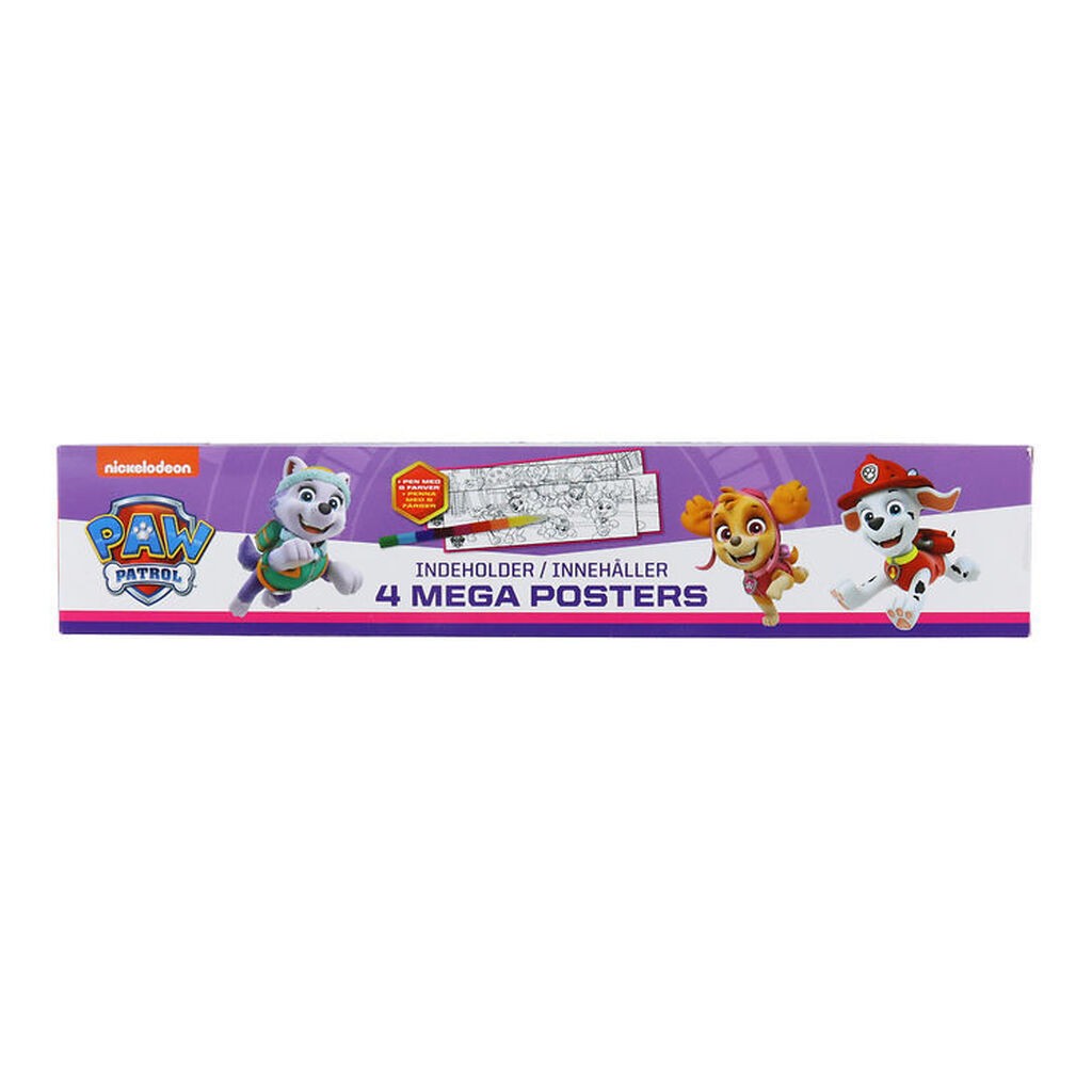 Alvilda Plakater - Paw Patrol Skye Boks m. 4 Plakater