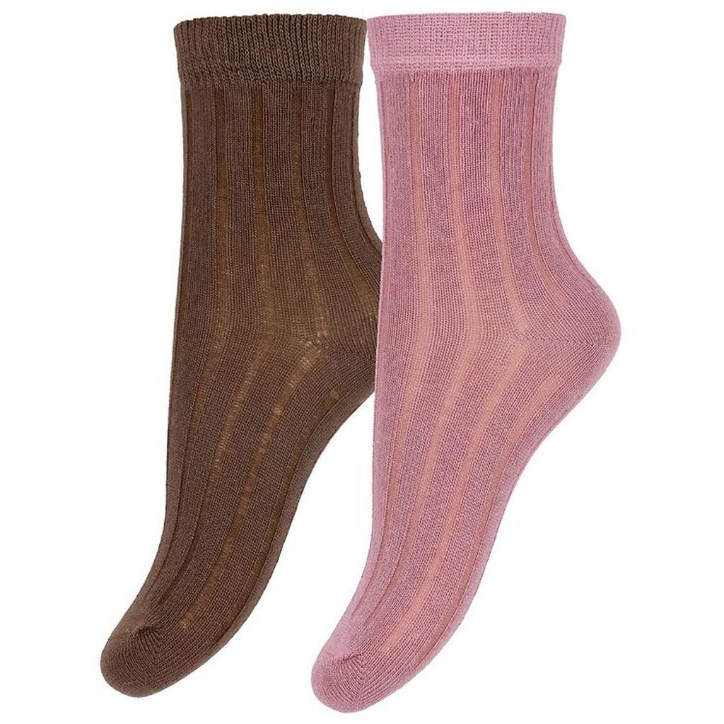 Minymo Strømper - 2-Pak - Bamboo - Orchid Haze