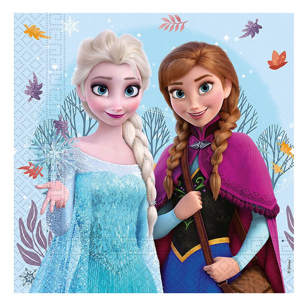 Decorata Party Servietter - 20-pak - 33x33 cm - Frozen Idyllic W