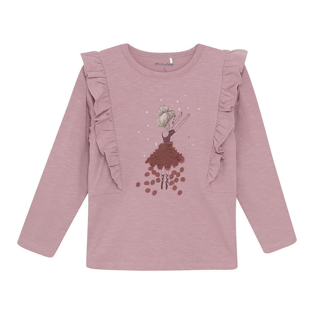 Minymo Bluse - Woodrose