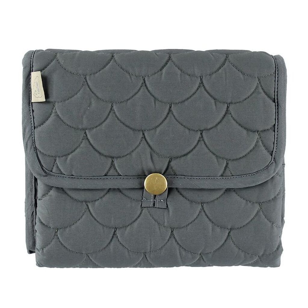 Cam Cam Pusleunderlag - Quilted - 70x44 cm - Charcoal