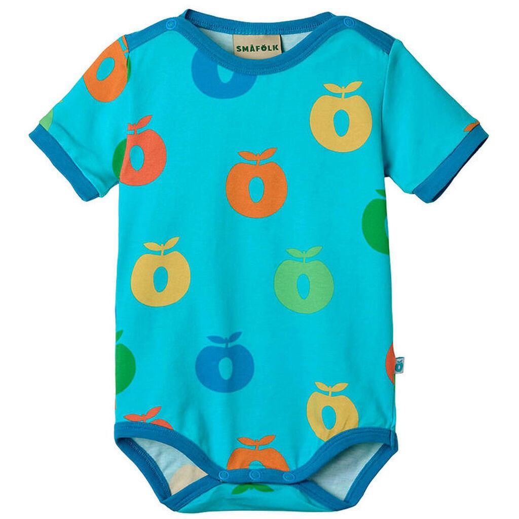 Småfolk Body k/æ - Blue Atoll m. Æbler
