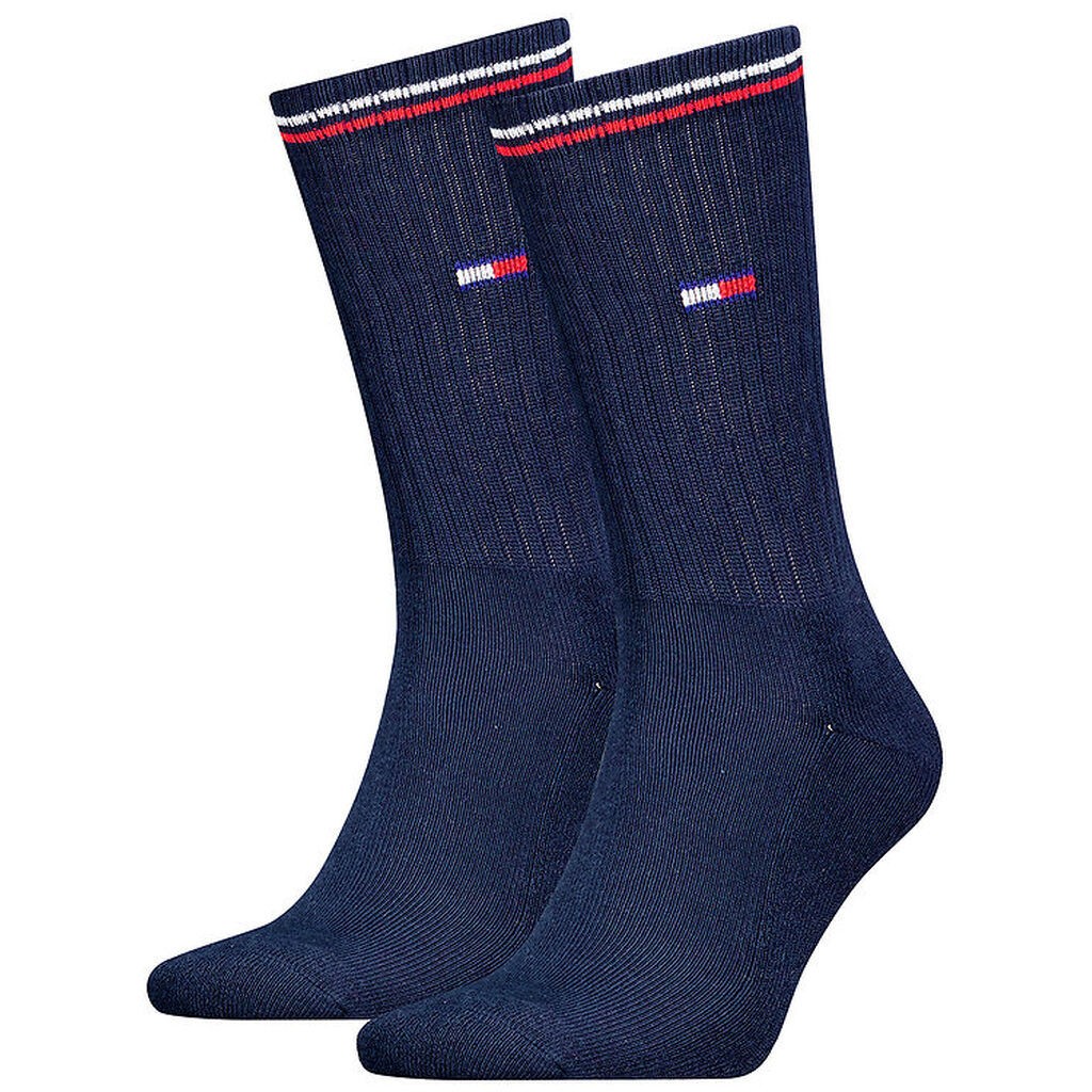 Tommy Hilfiger Strømper - Flag - 2-Pak - Dark Navy