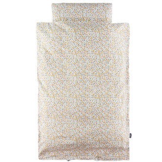 Nørgaard Madsens Sengetøj - Baby - Hvid m. Blomster