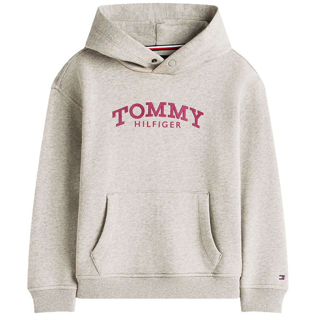 Tommy Hilfiger Hættetrøje - Mid Grey/Heather Grey