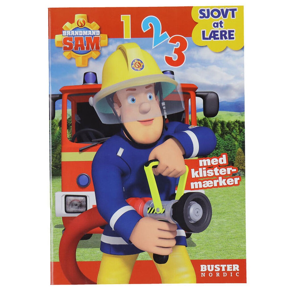 Forlaget Buster Nordic Aktivitetsbog m. Klistermærker - Brandman