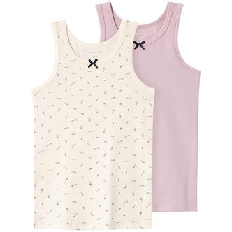 Name It Undertrøje - Noos - NmfTank Top - 2-pak - Buttercream