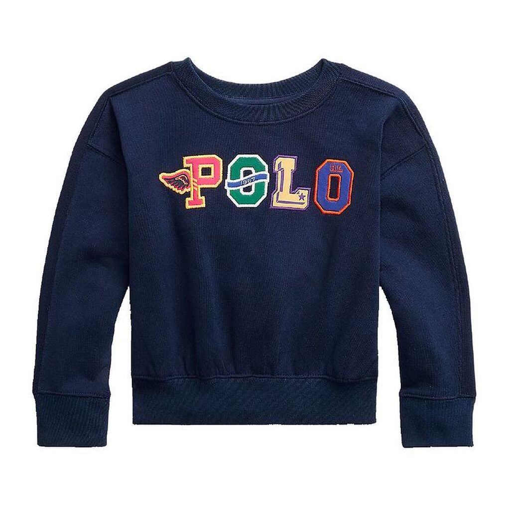 Polo Ralph Lauren Sweatshirt - Navy m. Tekst