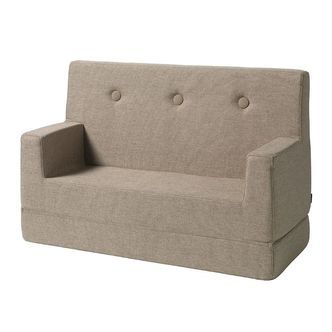 by KlipKlap Sofa - Kids Sofa - 100 cm - Sand/Sand