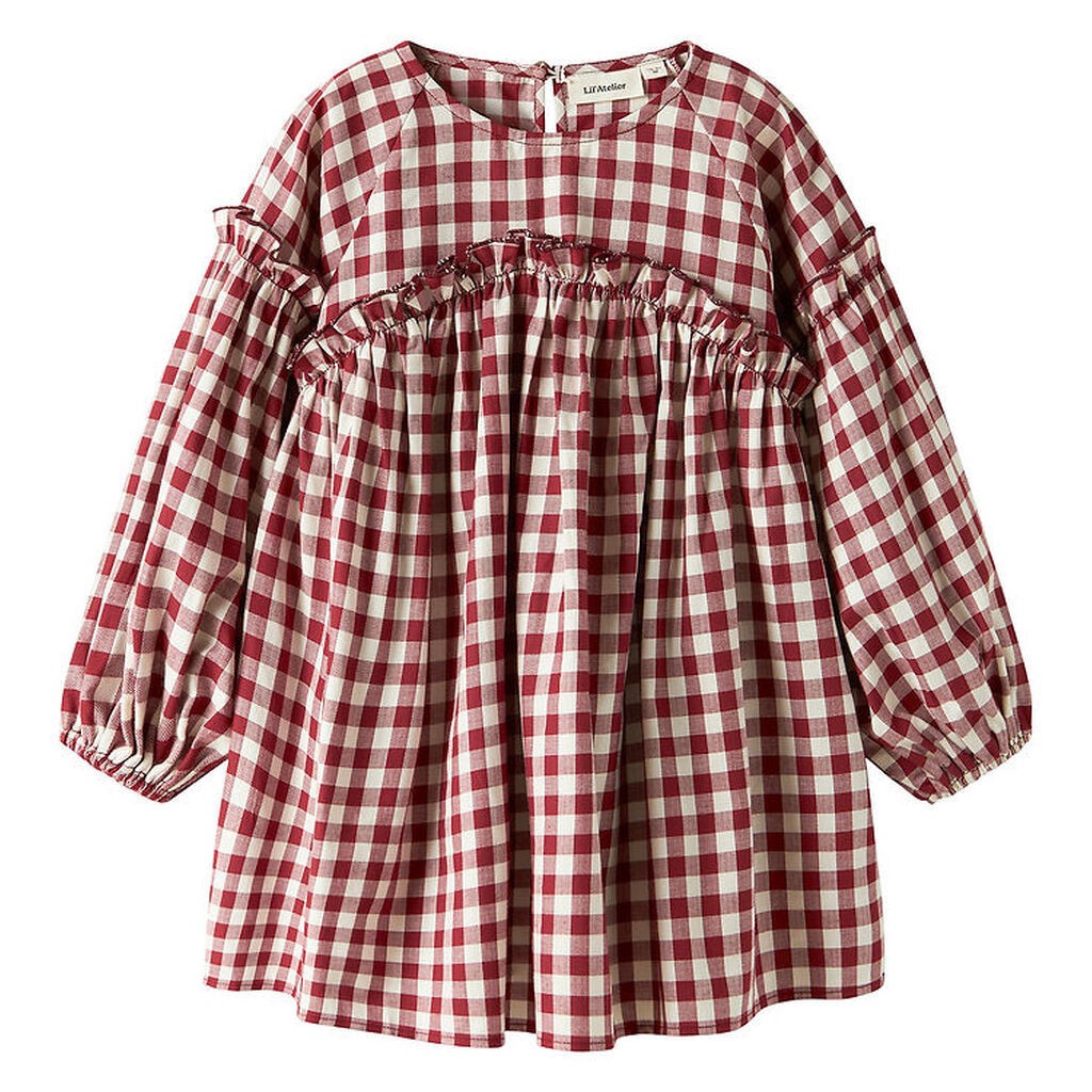 Lil Atelier Kjole - NmfRio - Red Dahlia