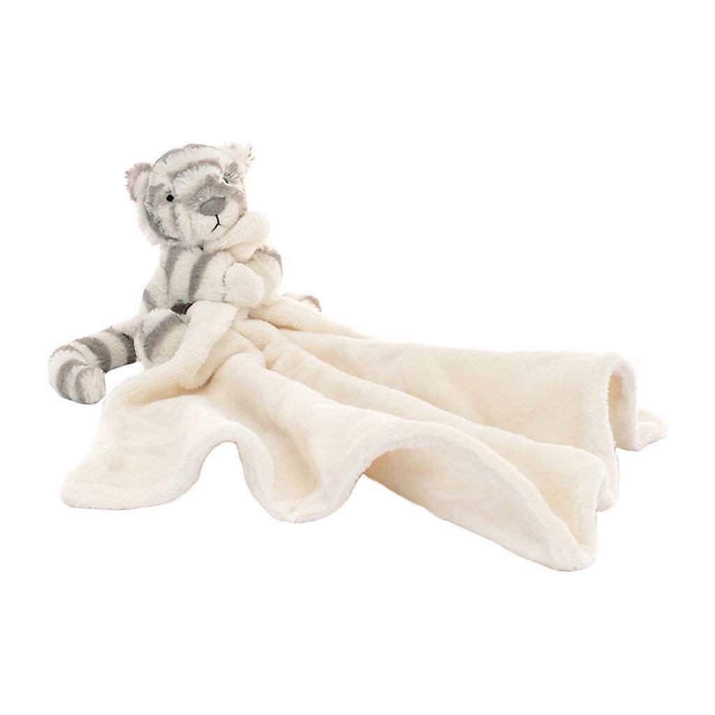Jellycat Nusseklud - 34x34 cm - Bashful Snow Tiger