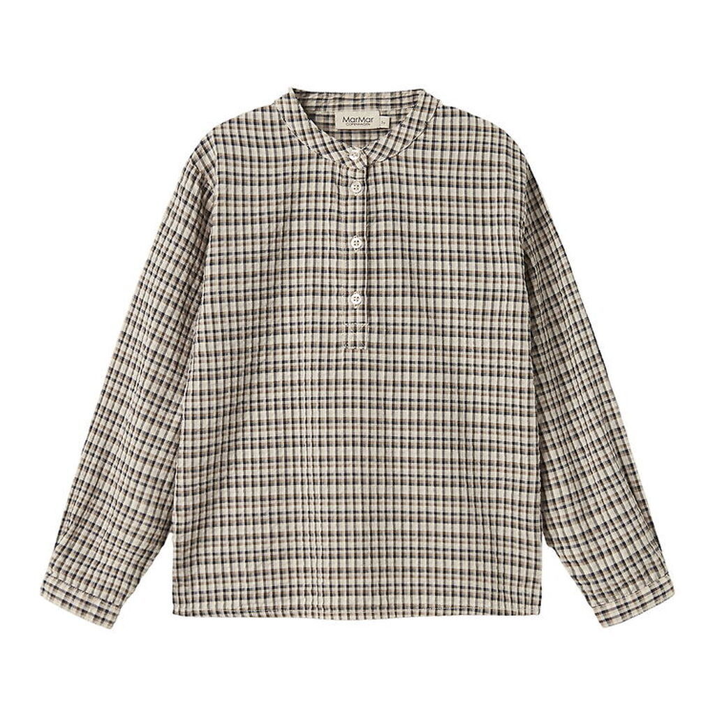 MarMar Skjorte - Tokyo - Pilot Navy Check