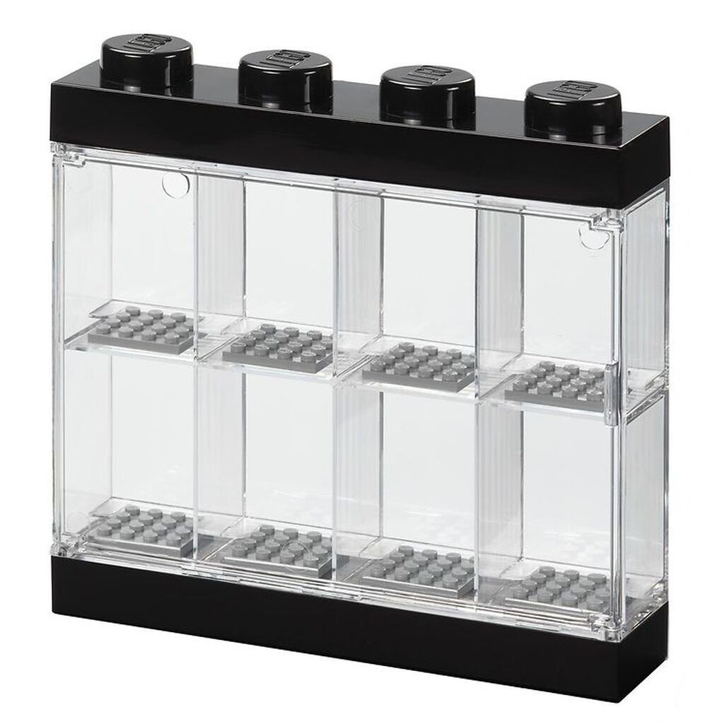 LEGOÂ® Storage Minifigur Display - 8 rum - 19 cm - Sort