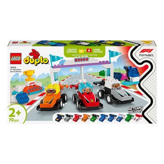 LEGOÂ® DUPLOÂ® - F1Â®-teams m. Racerbiler og Kørere 10445 - 70 Dele
